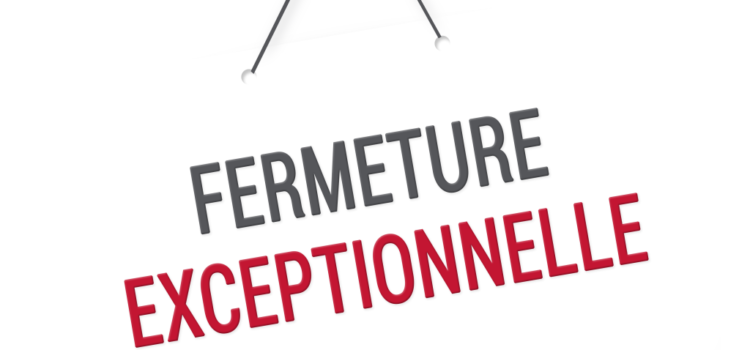 Fermeture exceptionnelle de la mairie Fermeture exceptionnelle de la mairie
