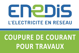 Coupure de courant travaux ENEDIS 24/03/2025