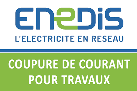 Coupure de courant travaux ENEDIS 24/03/2025