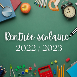 Rentrée 2022-2023