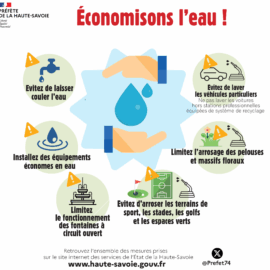 Sécheresse : le département passe en vigilance, économisons l’eau !