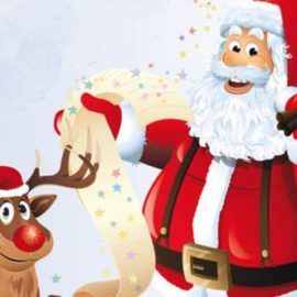 Passage du Père Noël aux Excoffons