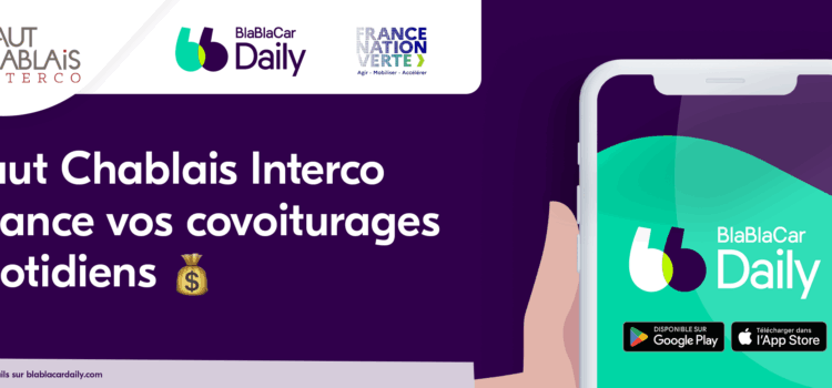L’Interco du Haut-Chablais finance le covoiturage avec BlaBlaCar Daily