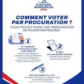 Élections municipales 2026 : voter par procuration, c’est simple !