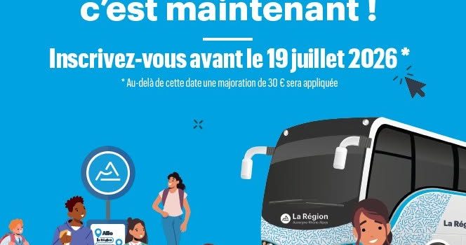 TRANSPORT SCOLAIRE – RENTRÉE 2026-2027 TRANSPORT SCOLAIRE – RENTRÉE 2026-2027
