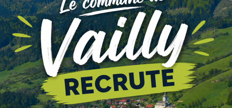 La commune de Vailly recrute ! La commune de Vailly recrute !