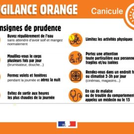 Vigilance orange canicule en Haute-Savoie