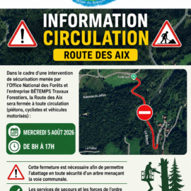 Information circulation – Route des Aix