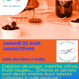 Un atelier gourmand et intergénérationnel à Vailly !