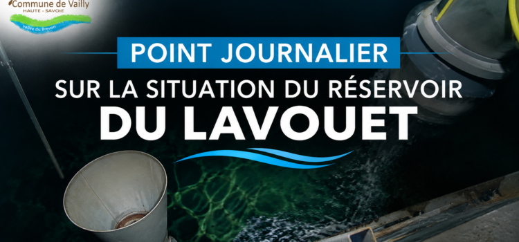 POINT SUR LA SITUATION DU RÉSERVOIR DU LAVOUET (10 septembre 2026) POINT SUR LA SITUATION DU RÉSERVOIR DU LAVOUET (10 septembre 2026)