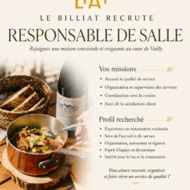 LE BILLIAT RECRUTE !