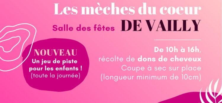 OCTOBRE ROSE À VAILLY : MOBILISONS-NOUS ! OCTOBRE ROSE À VAILLY : MOBILISONS-NOUS !