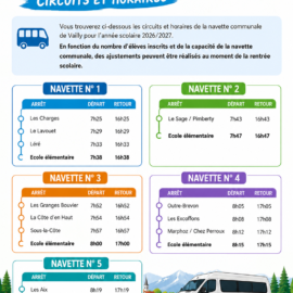 Transport scolaire – École élémentaire