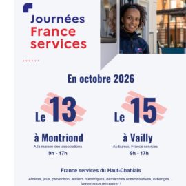 FRANCE SERVICES : JOURNÉE PORTES OUVERTES À VAILLY FRANCE SERVICES : JOURNÉE PORTES OUVERTES À VAILLY
