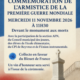COMMÉMORATION DU 11 NOVEMBRE